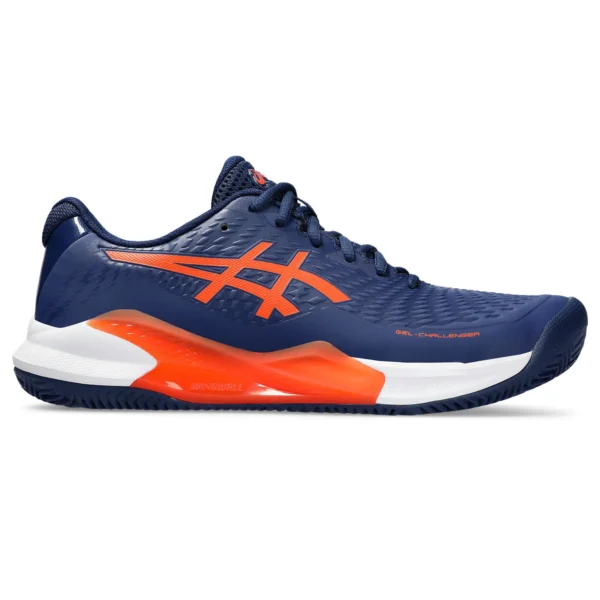 Tenis para Voleibol Asics Gel- Challenger 14- Azul con Naranja