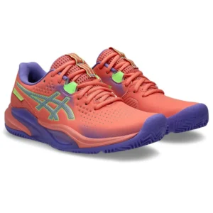 Asics Gel Challenger 15 padel (Naranja / Verde / Morado)