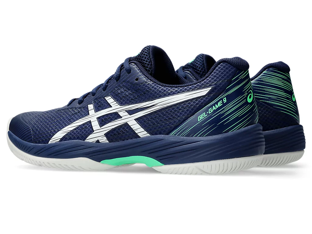 Asics Gel-Game 9 Azul Oscuro-verde - Image 3