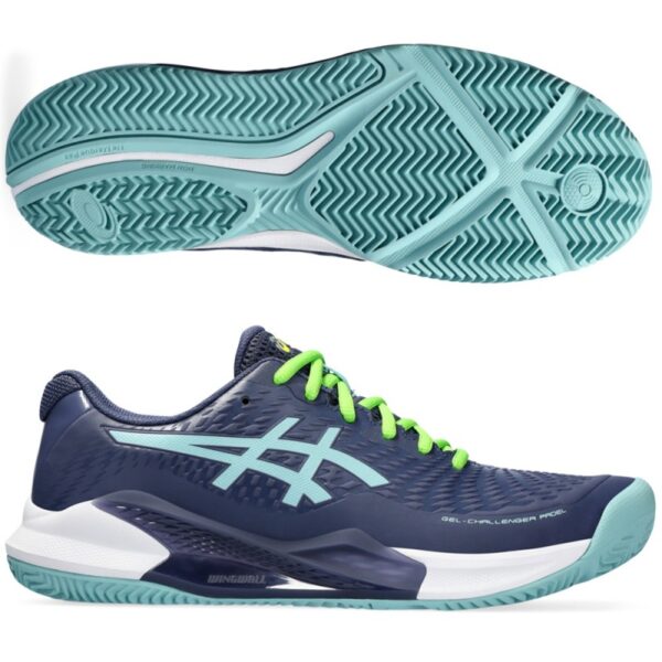 Asics Gel Challenger Padel (Thunder Blue/Teal Tint) - Image 4