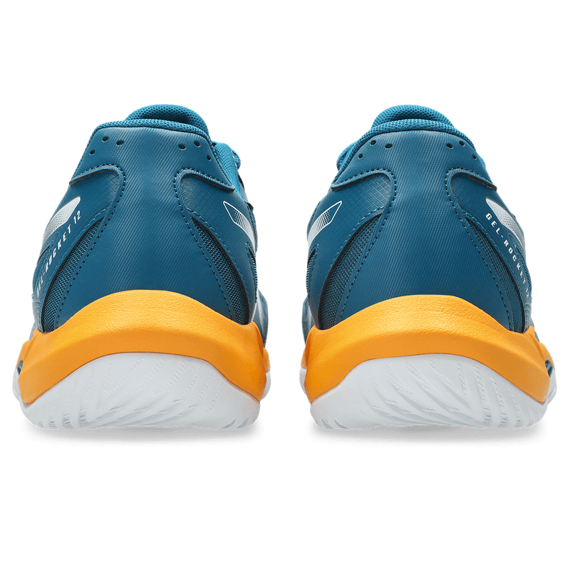 Asics Gel Rocket 12 - Hombre - Azul verde - DARK TEAL/YAMABUKI - Image 4