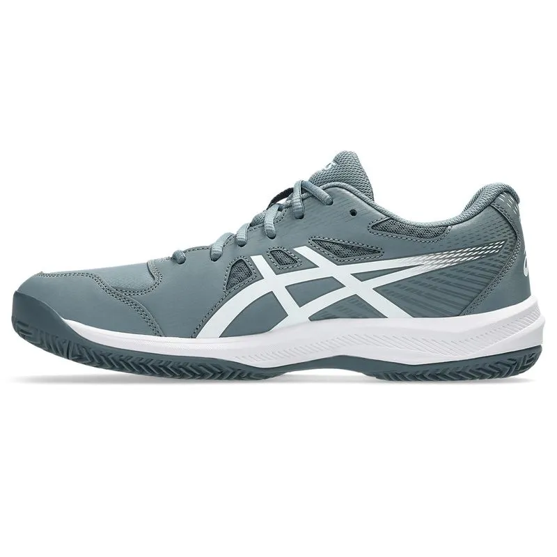 Asics Court Slide 4 - Hombre - Gris - IRONCLAD/WHITE - Image 2