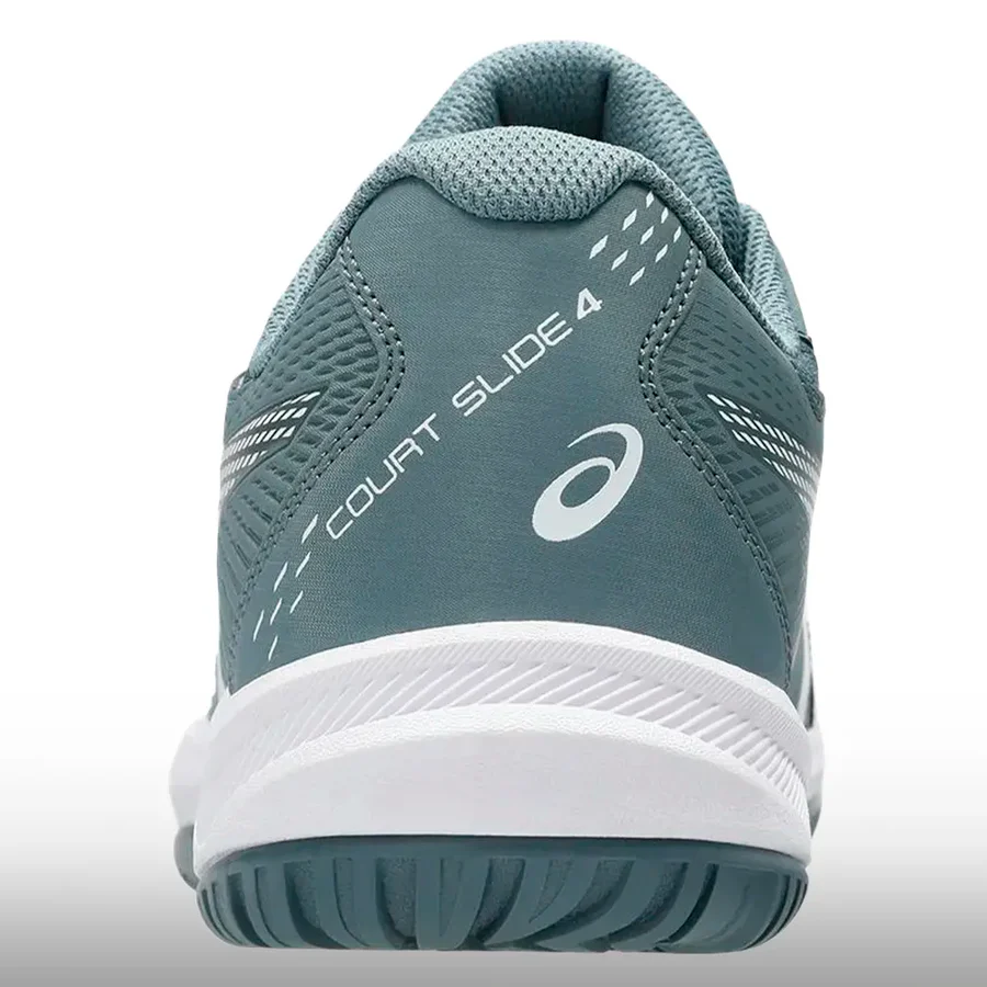 Asics Court Slide 4 - Hombre - Gris - IRONCLAD/WHITE - Image 5